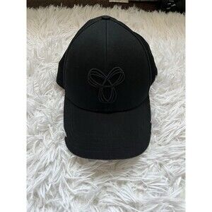 TNA Artizia Hat Cap Strap Back Black on Black Swirl Logo One Size